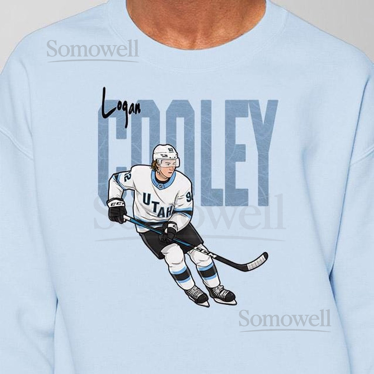 Logan Cooley Utah Mammoth Unisex Ice Hockey Fan T-Shirt and Sweatshirt for Kids and Adults_259