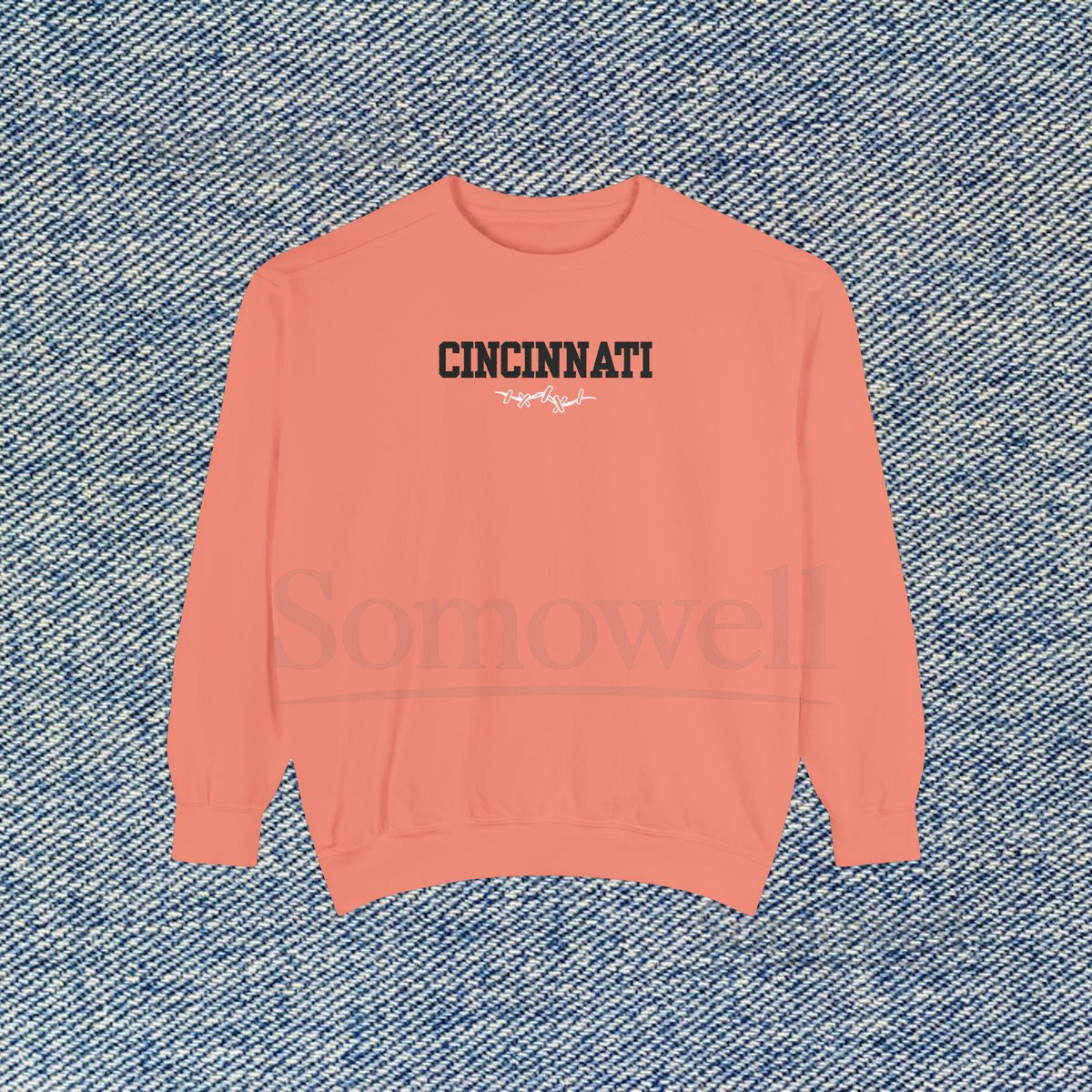Cincinnati Football Sweatshirt Bengals Crewneck NFL Team Sweatshirt Joe Burrow Fan Gift Game Day Hoodie JaMarr Chase Trey Hendrickson_539