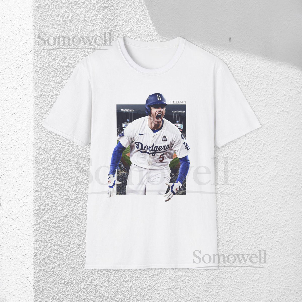 Freddie Freeman Los Angeles Baseball Unisex T-Shirt Sports Apparel Gift for Him - Baseball Tee LA Baseball Shirt Baseball Fan Gift_406