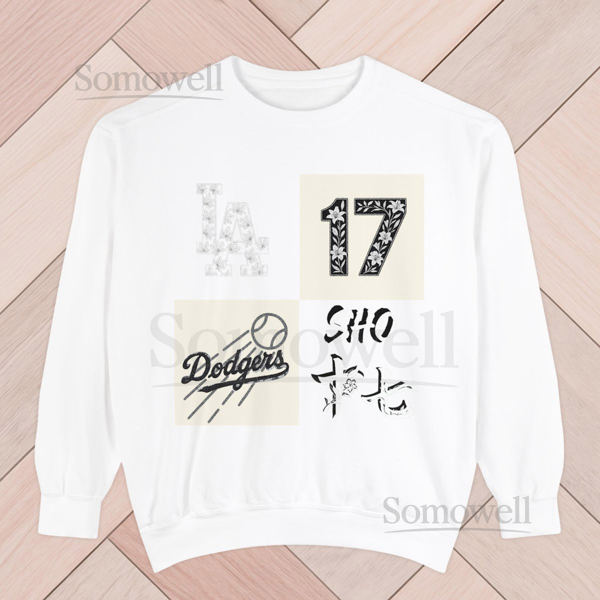 Shohei Ohtani - Japanese Inspired Trending Sweatshirt Printed La Dodgers Unique Wear Designs Comfort Colors_777