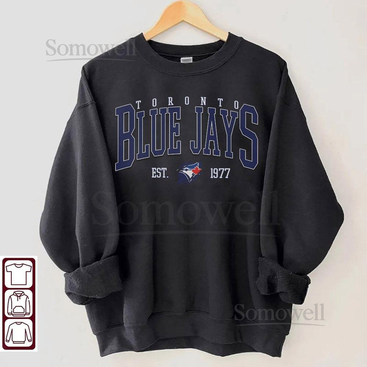 Toronto Blue Jays Sweatshirt Toronto Baseball Hoodie Vintage Baseball Fan Shirt Toronto Blue Jays Shirt Blue Jays Unisex Tee_901
