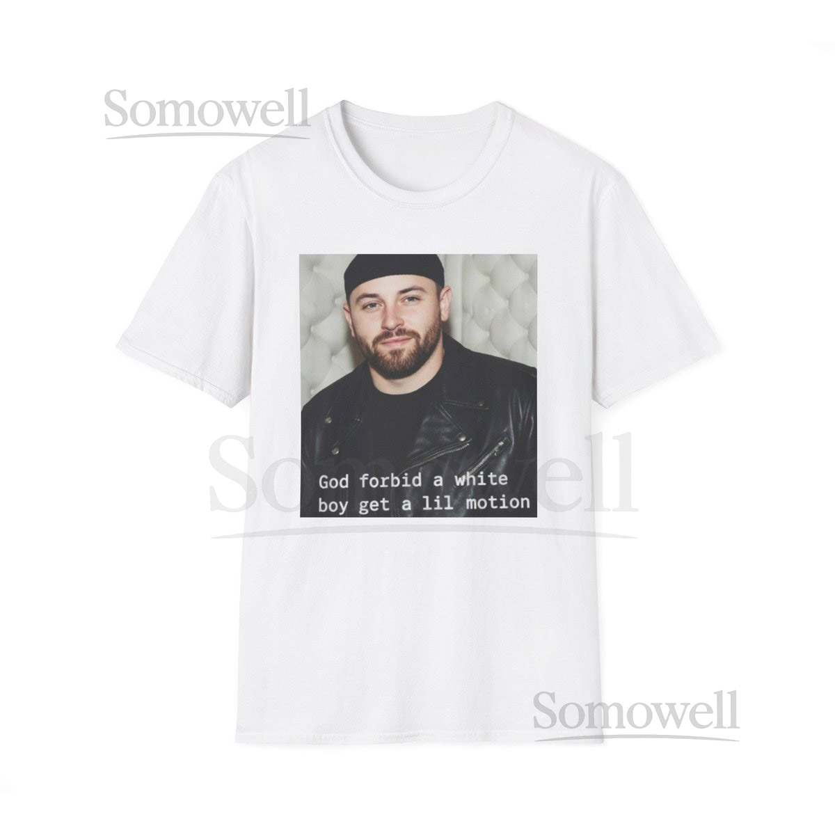 Baker Mayfield God Forbid A White Boy Get A Lil Motion Funny Football Shirt Tampa Bay Funny Travolta Viral Meme T-Shirt Streetwear_26