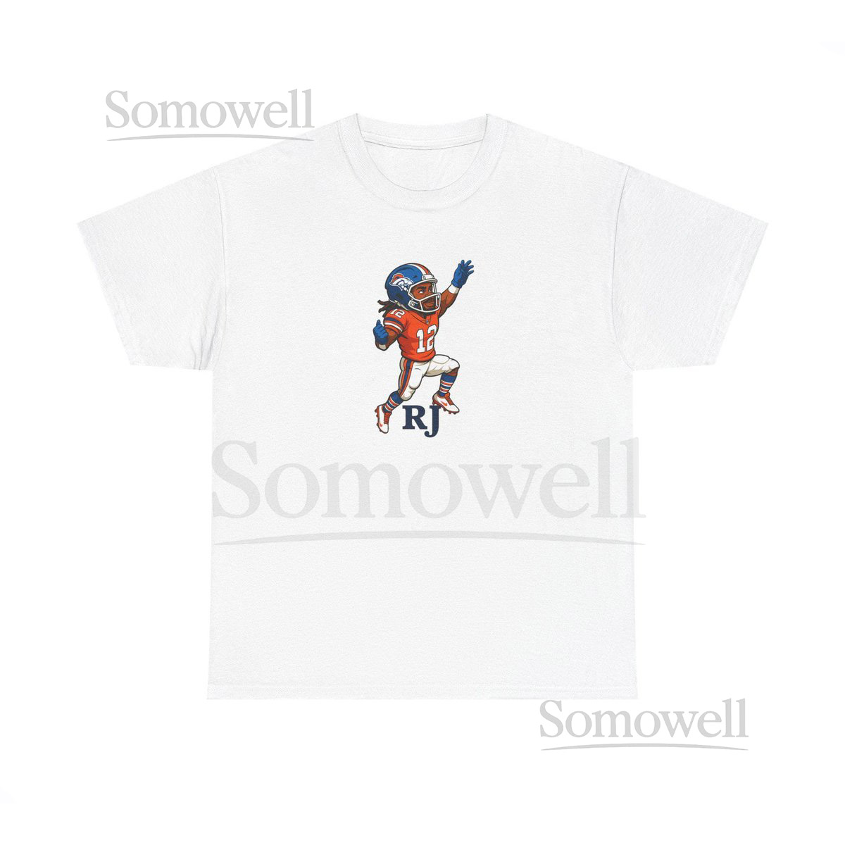 Vintage RJ Harvey Denver Broncos Fan Tee - Unisex Heavy Cotton Shirt Football Fan Apparel Retro Graphic Tee Sports Team T-Shirt Gift for_601