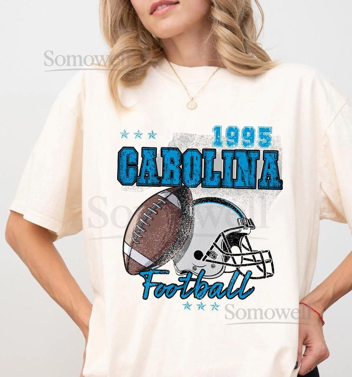 Vintage Carolina 1995 Football Sweatshirt Carolina Football T-Shirt Carolina Game Day Hoodie Football Team Season Tee Carolina Fan Gift_1021