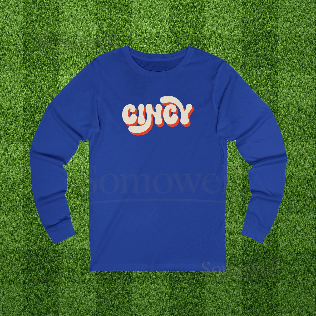Cincinnati Retro Long Sleeve Tee Unisex Fan Gear Orange and Blue Orange and BLack Bengals Bengals Bengals Long Sleeve Shirt Cincinnati_561