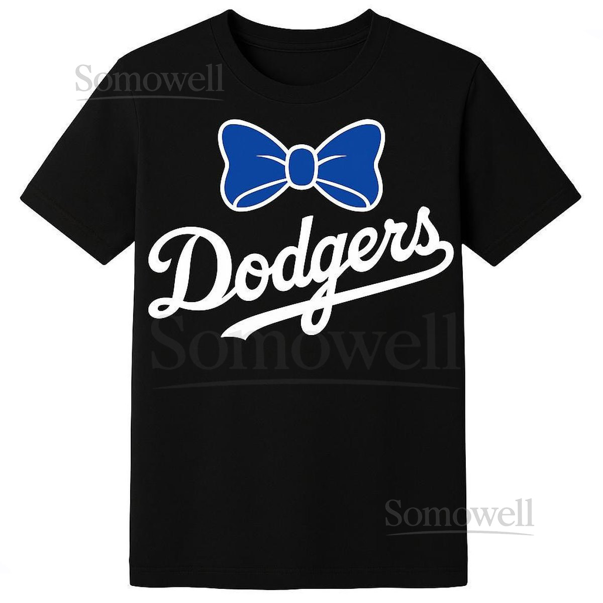 Dodgers Girl Bow Tee_322