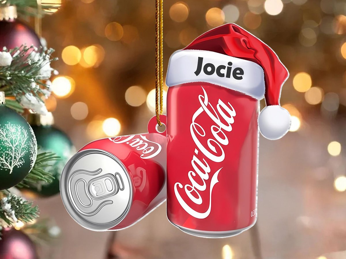 Soft Drink Christmas Ornament Dr Pepper Ornament Dr Pepper Christmas Ornament Soda Ornament 2025 Ornament Dr Pepper Decor Xmas Gift