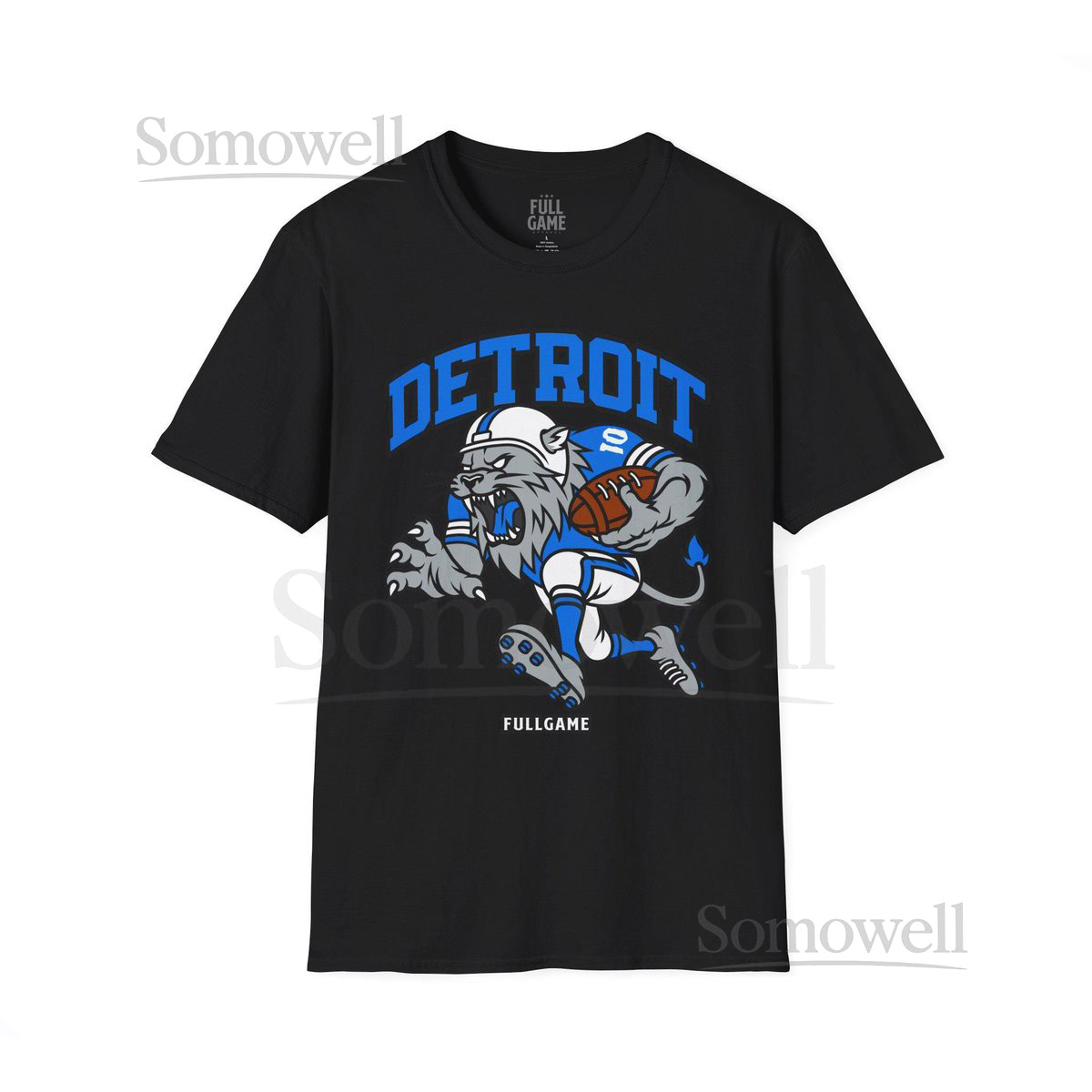 Detroit Football T-Shirt American Football Team Tee_160