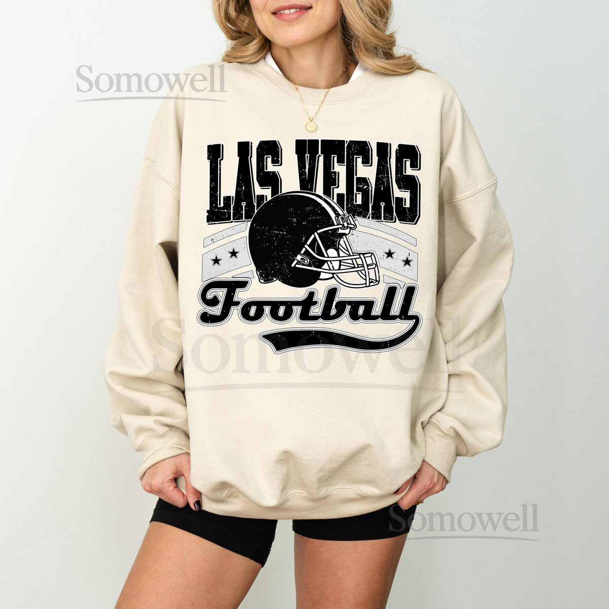 Vintage 90s Style Las Vegas Football Crewneck Sweatshirt T-Shirt Retro Las Vegas Football Shirt Las Vegas Football Christmas Raider Fan Gift_124