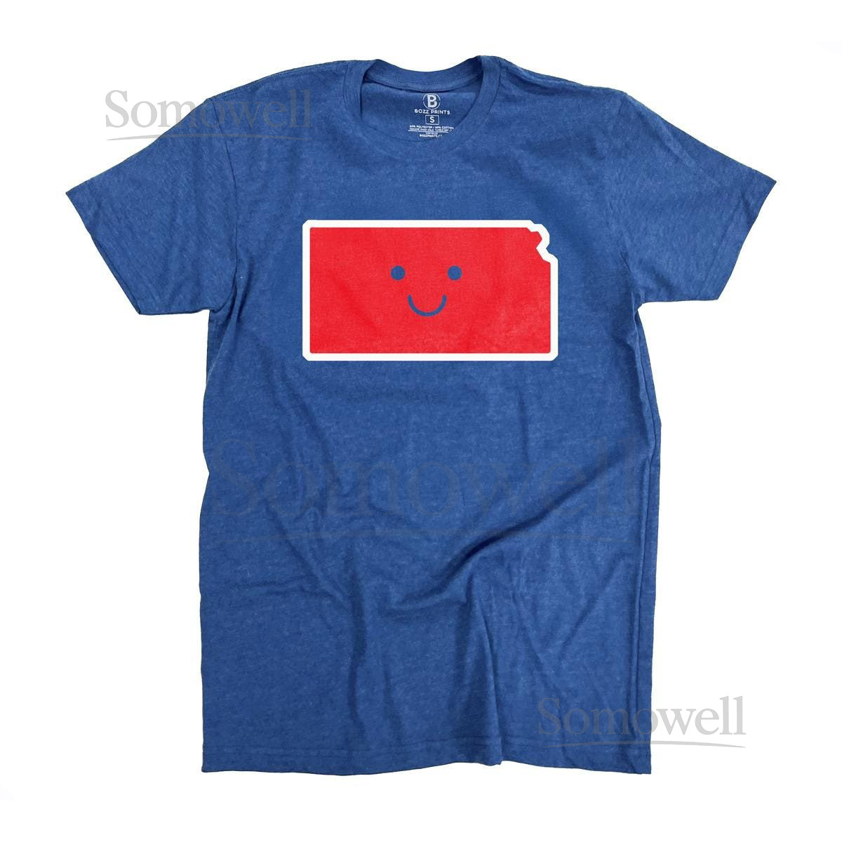 Kansas Smiley Face T-Shirt_463