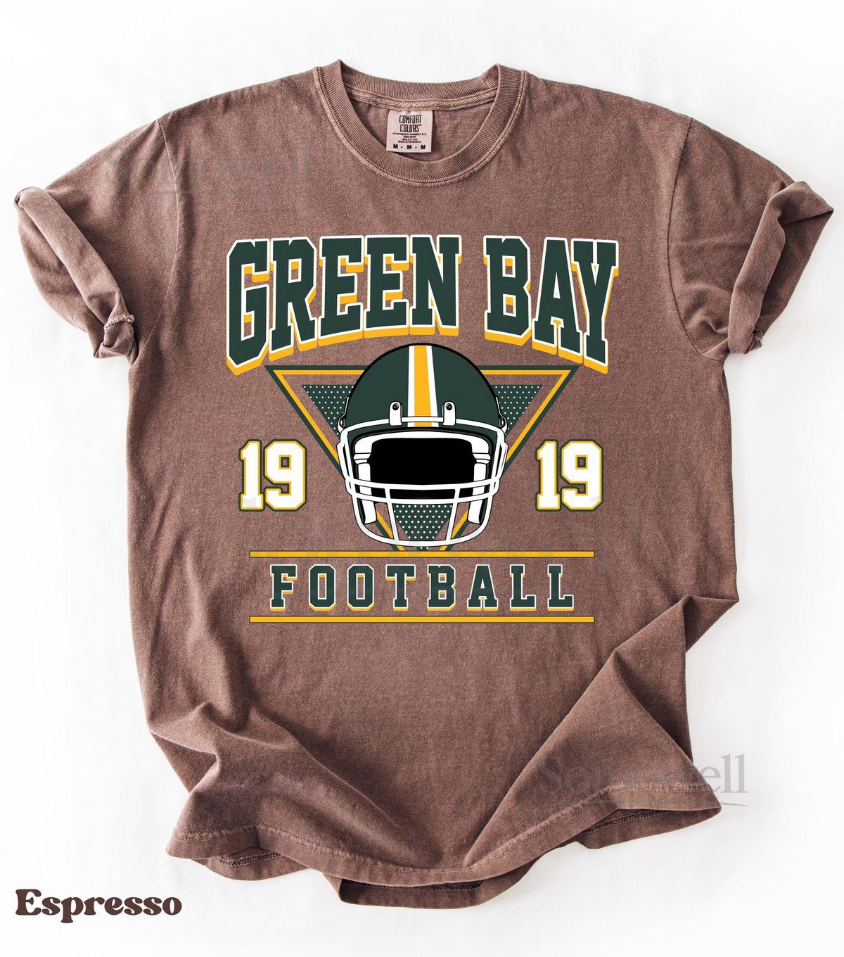Retro GreenBay Football Shirt Retro Varsity Shirt for her him-Green Bay Football Gifts-Gameday Fan Football T-Shirt_644
