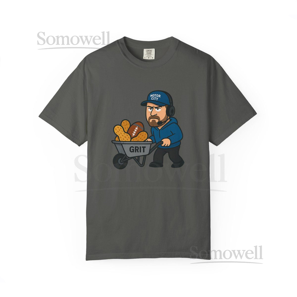 Football funny T-Shirt Detroit Football Dan Campbell Comfort Colors Design Tee Classic Unisex Shirt Men Women_338