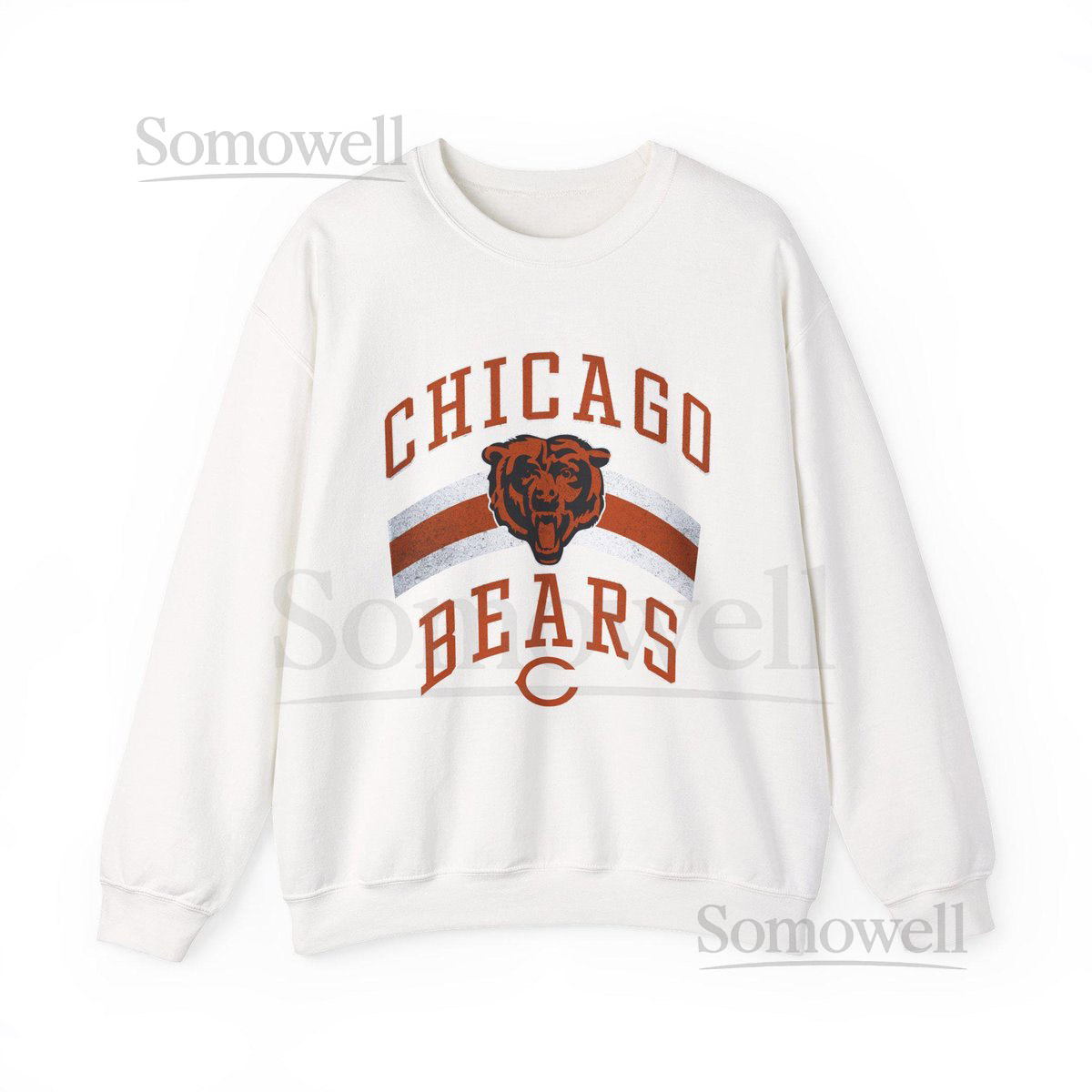 Chicago Bears Sweatshirt NFL Football Crewneck Chicago Sports Fan Apparel Team Spirit Jumper Gift for Him or Her Football Fan Gear_439