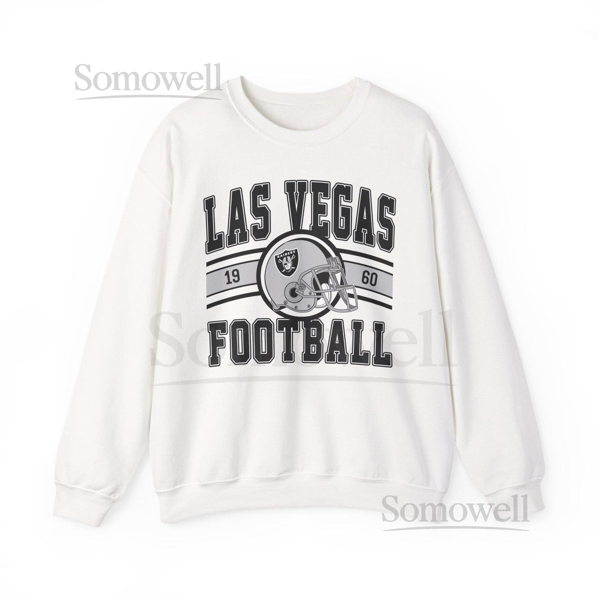 Las Vegas Raiders Sweatshirt Football Team Crewneck Jumper Unisex Pullover Sports Fan Gift Cozy Hoodie Game Day Apparel_66