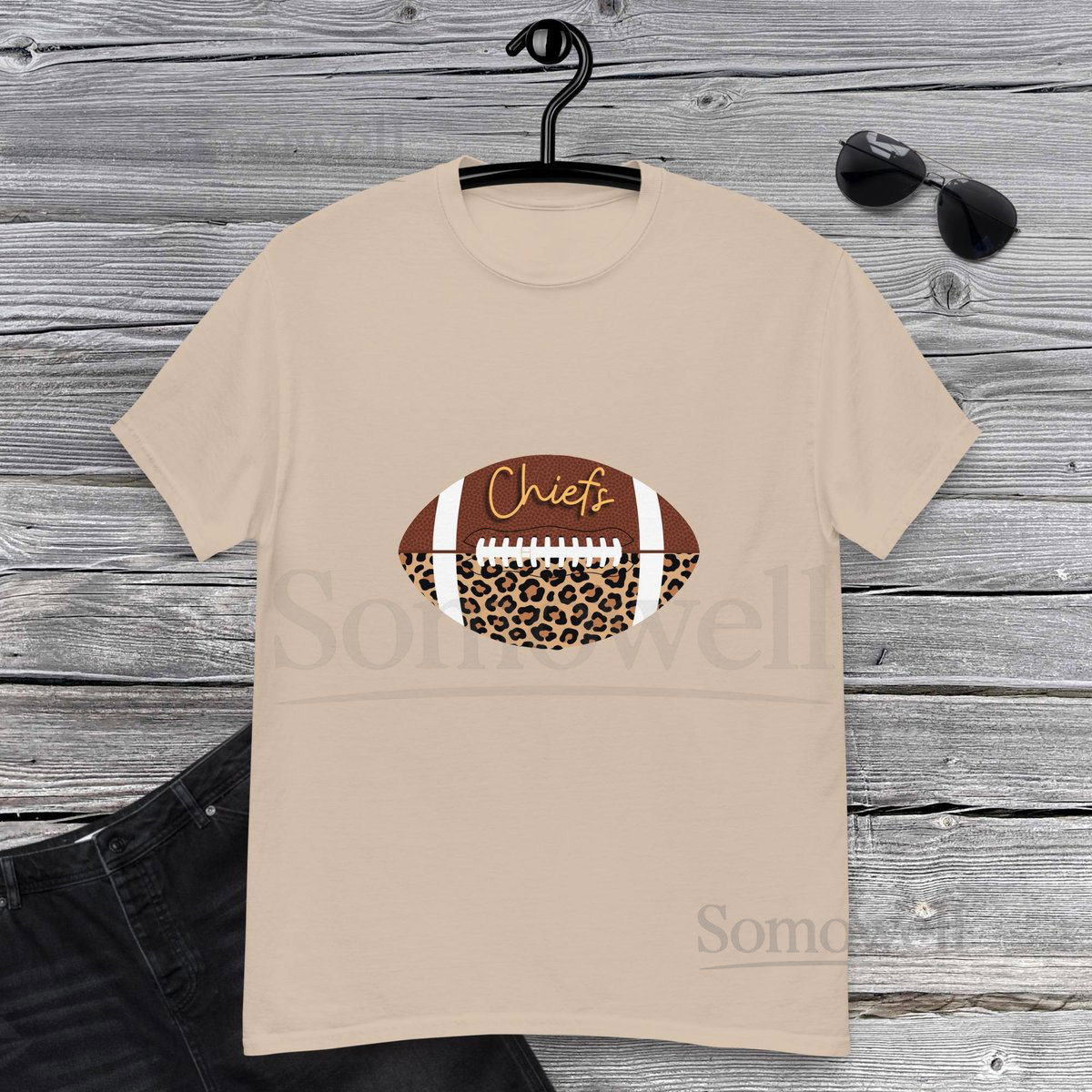 Kansas City Chiefs Leopard Football - Unisex classic tee_281