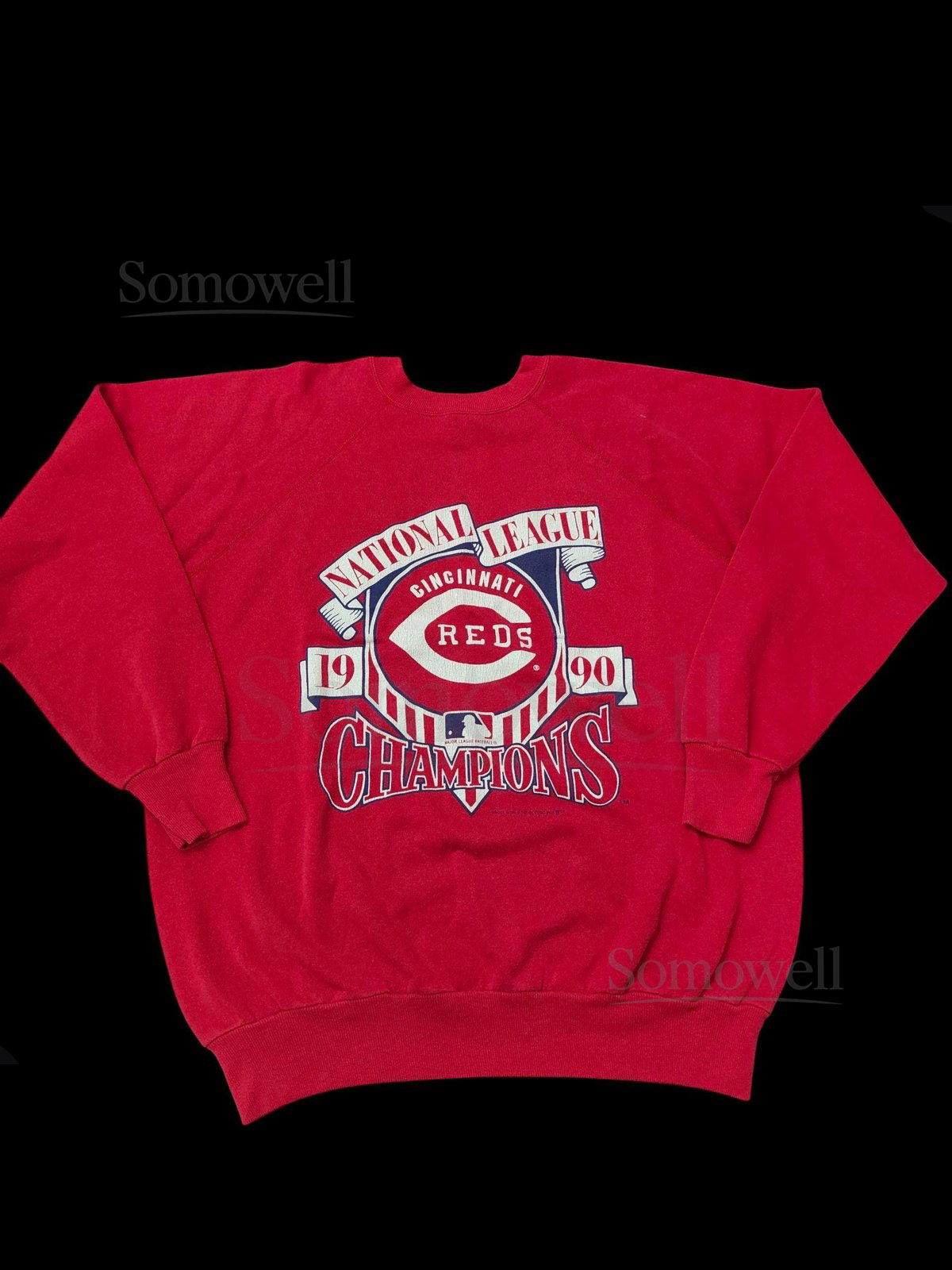 Original 1990 Cincinnati Reds - National League Champions MLB vintage sweatshirt_724