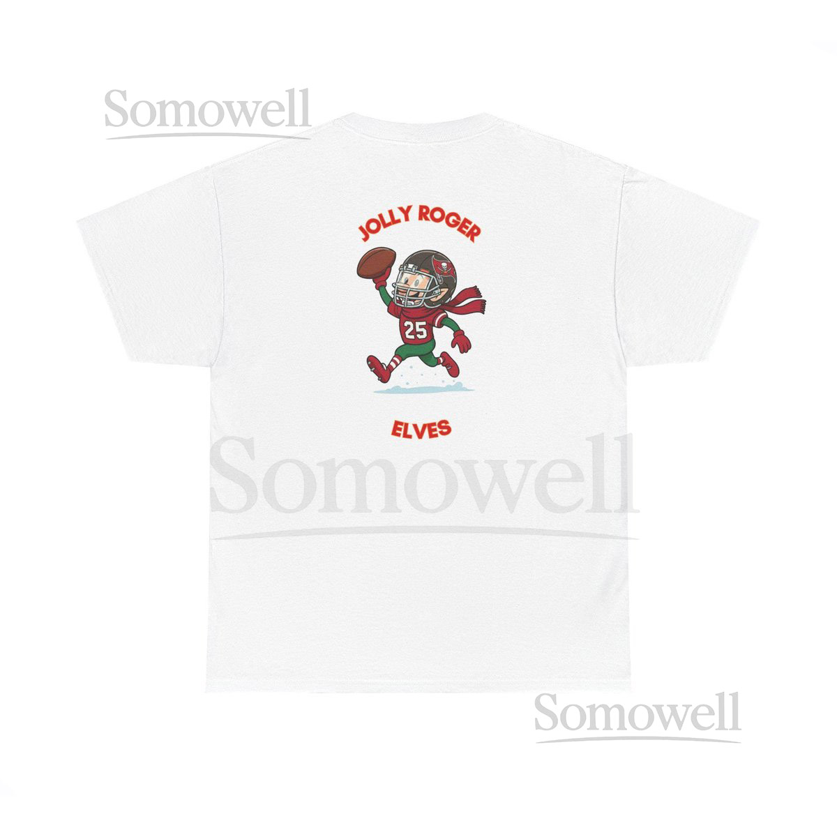 Tampa Bay Bucs Christmas Tee Holiday Football Graphic Unisex Cotton_171