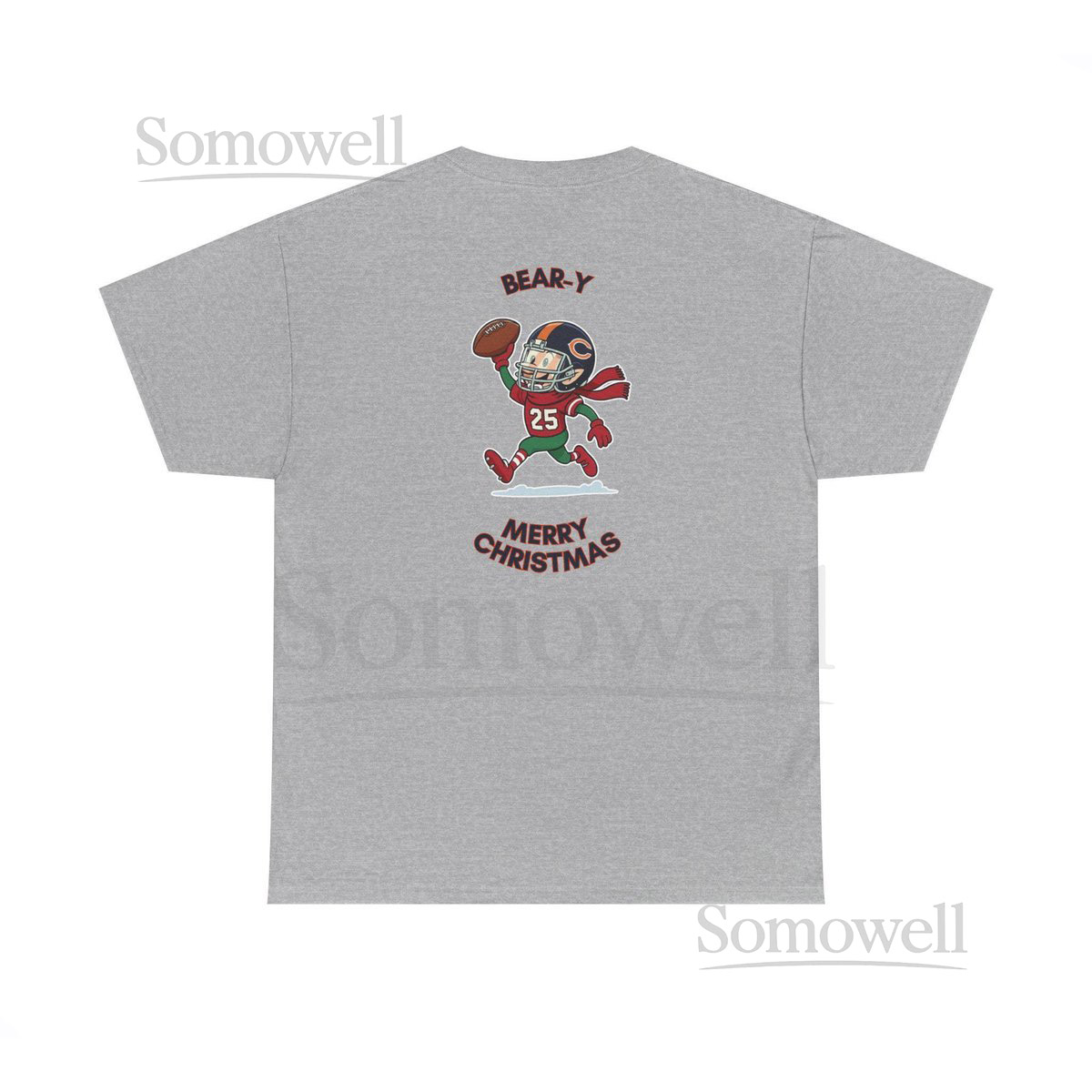 Chicago Bears Christmas Cartoon T-Shirt Football Fan Gift_430