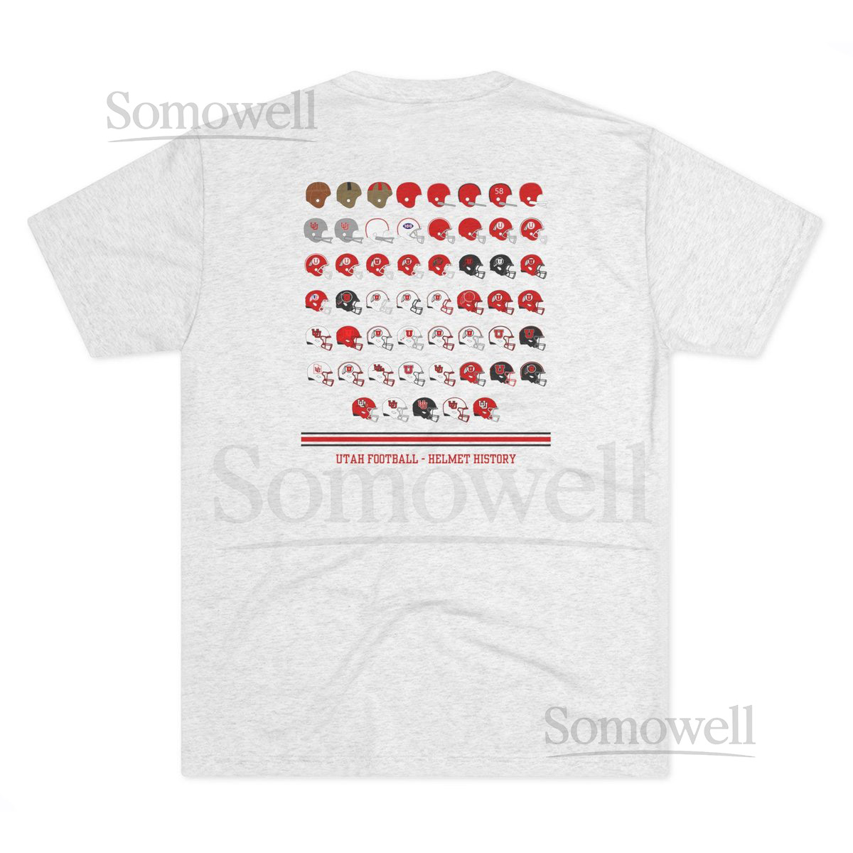 Utah Football Helmet History - Unisex T-Shirt_603