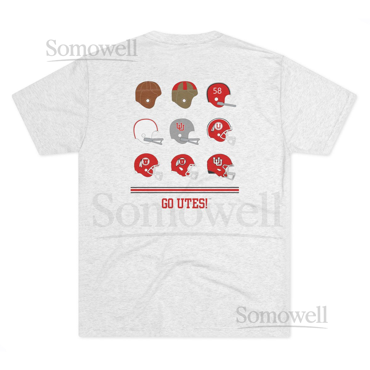 Utah Football Helmet Eras - Unisex T-Shirt_602