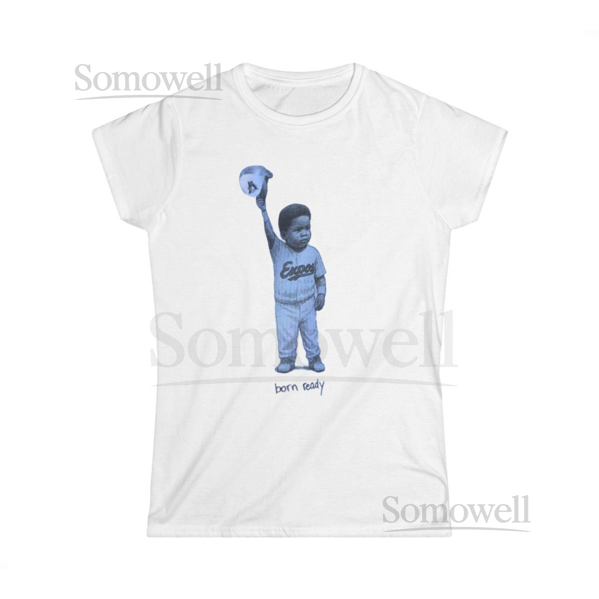 Born Ready Blue Jays Womens tee_104
