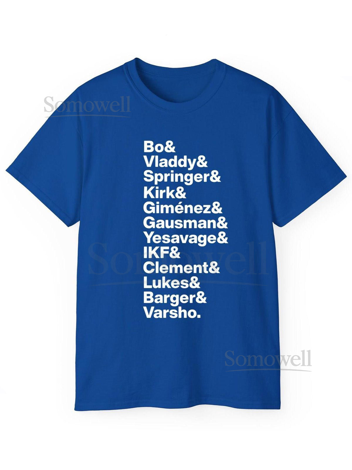 Blue Jays Player List T-Shirt Toronto Baseball Comfort Colors Tee_141