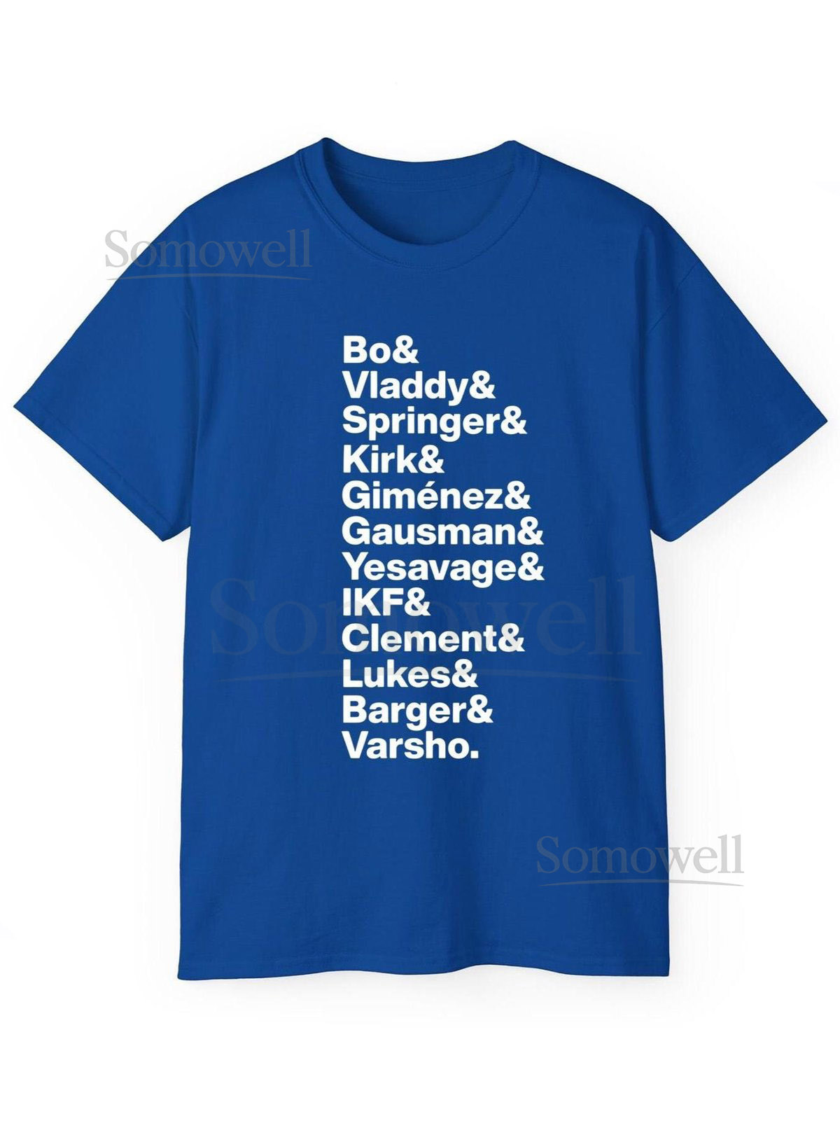 Blue Jays Player List T-Shirt Toronto Baseball Comfort Colors Tee_77