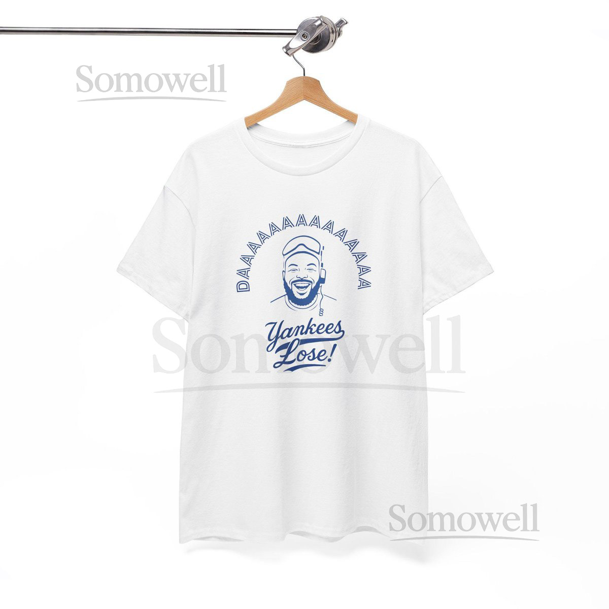 DAAA Yankess Lose Unisex Heavy Cotton Tee Toronto Blue Jays New York Yankees T-shirt Vlad Guerrero Jr Vladdy Big Papi Daaaa Jankees Lose_258