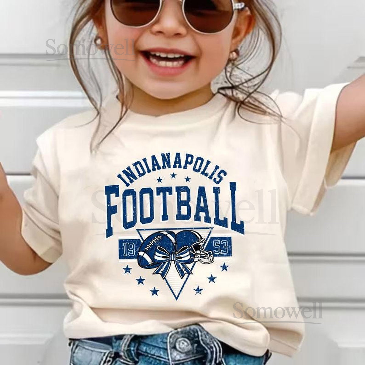 Vintage Indianapolis Football Team T-Shirt for Kids and Adults Sporty Casual Tee with Bold Design and Comfortable Fit for Game DayGi_998
