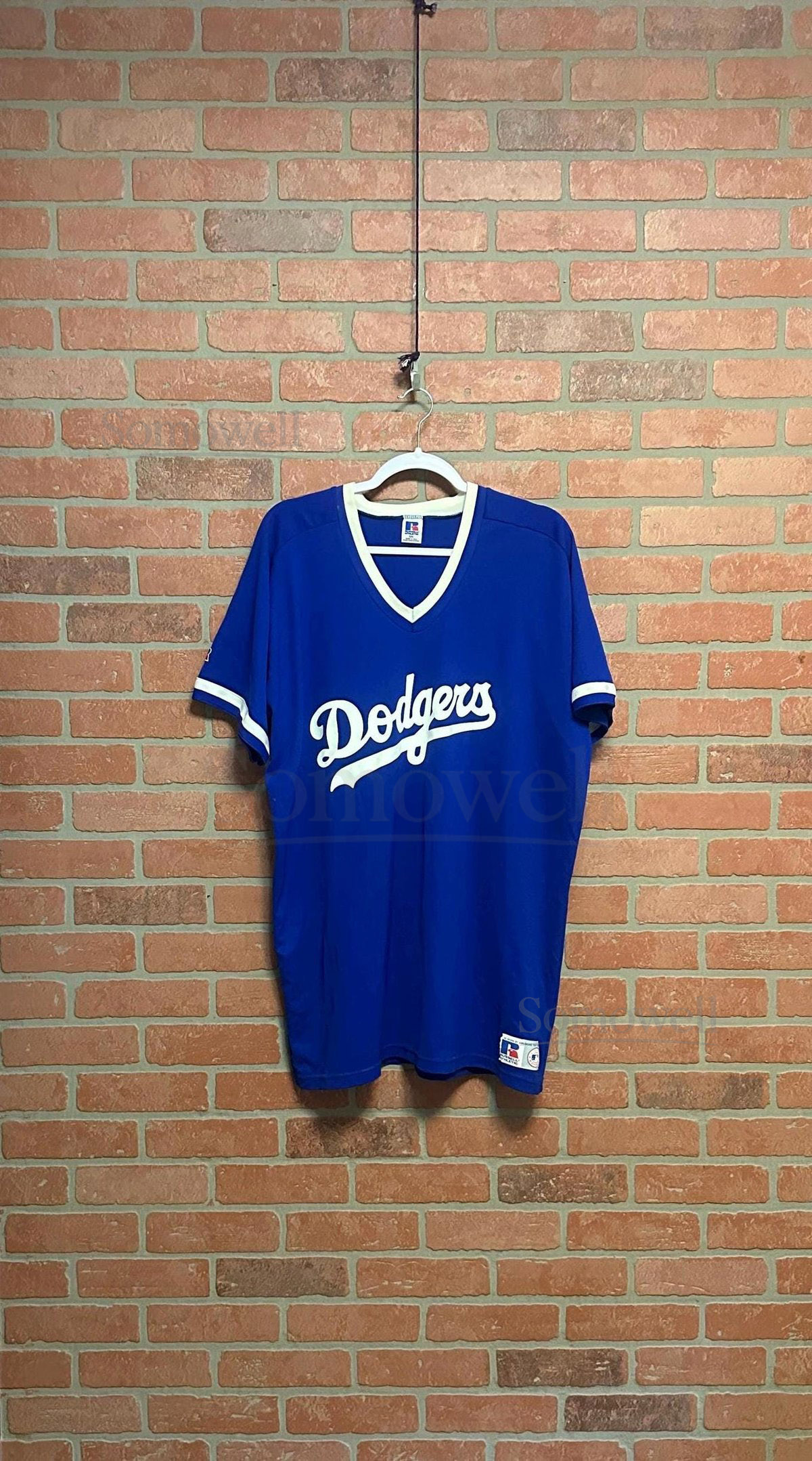 Vintage 1990s LA Dodgers MLB Russell Athletic XXL Jersey Shirt_967
