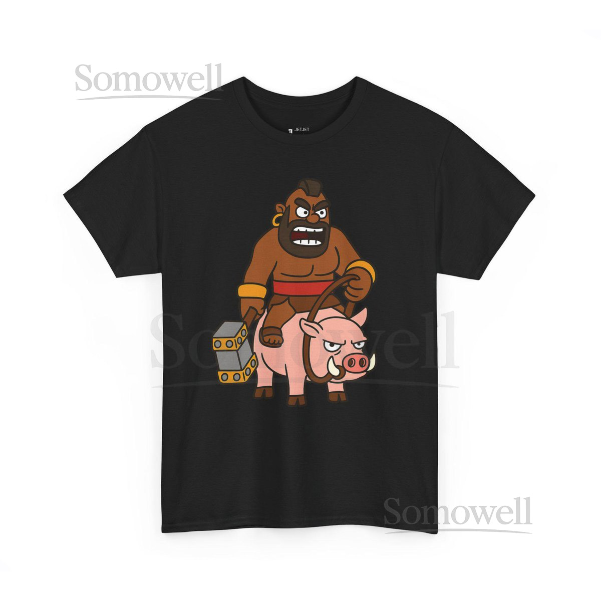 Hog Rider Shirt Clash Royale Tshirt Unisex Heavy Cotton Tee_308