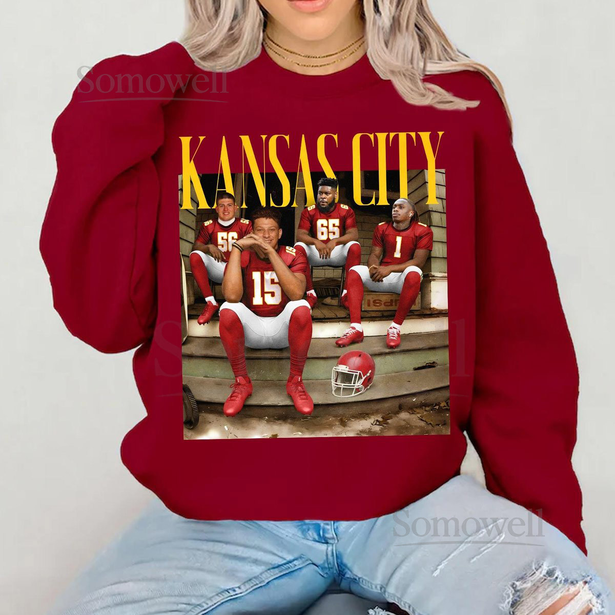 Thug Life Kansas City Football Shirt Christmas Game Day Shirt Football Season Trendy Fan Gift Football Crewneck Kansas City Football_763