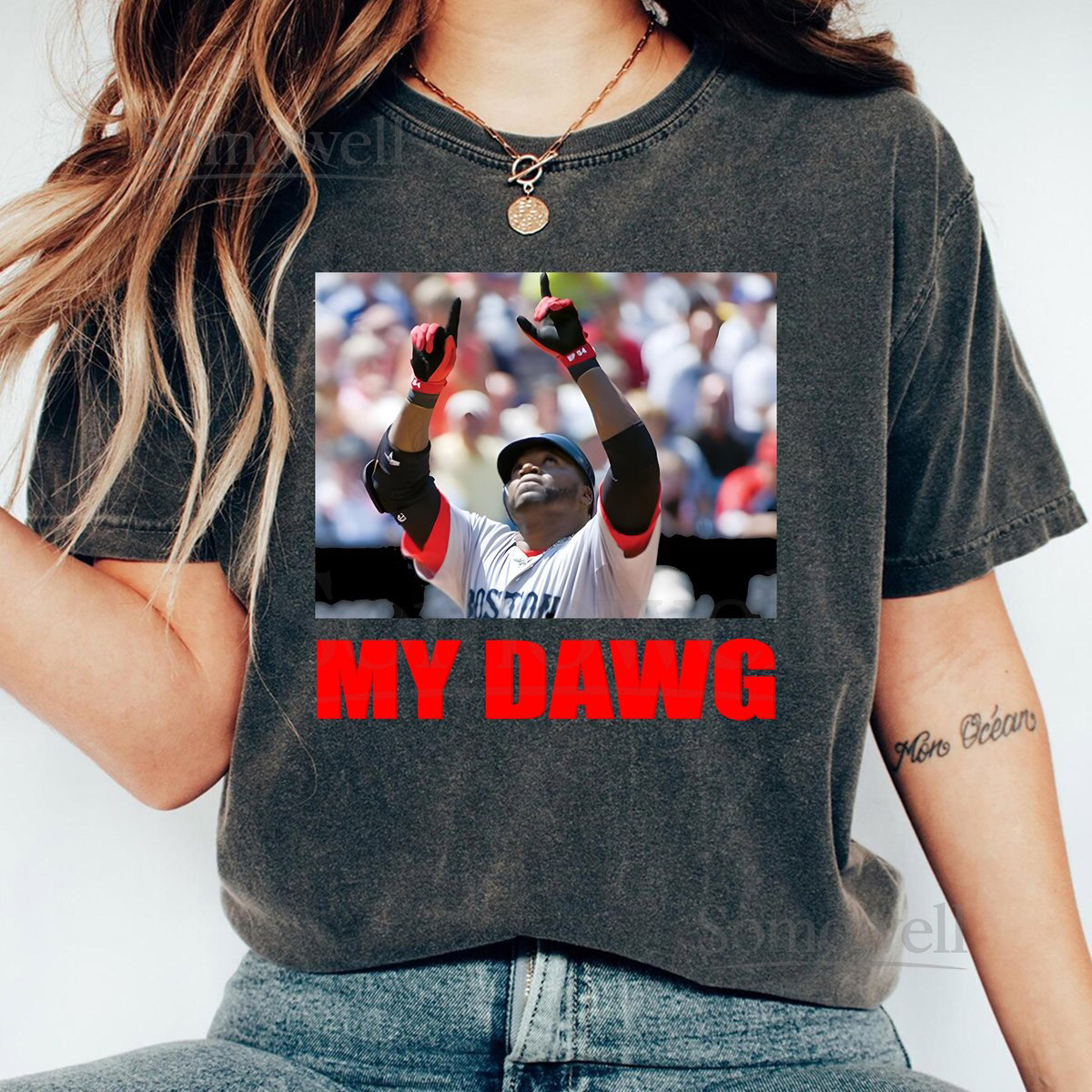 David Ortiz My Dawg Unisex T-Shirt Gift For Baseball Fan_263