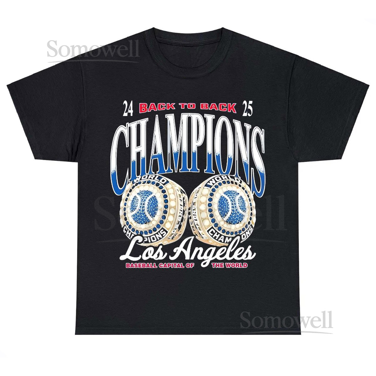 La Baseball Back to Back Champs Shirt Los Angeles Baseball Tshirt World Series 2025 Shirt Baseball Tee Baseball Lover Shirt_505