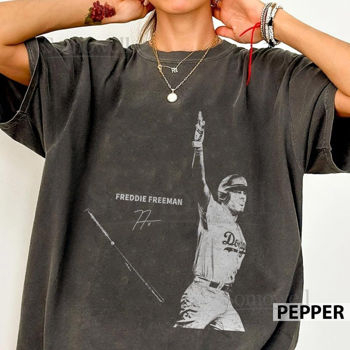 Freddie Freeman Vintage Comfort Colors Shirt_408