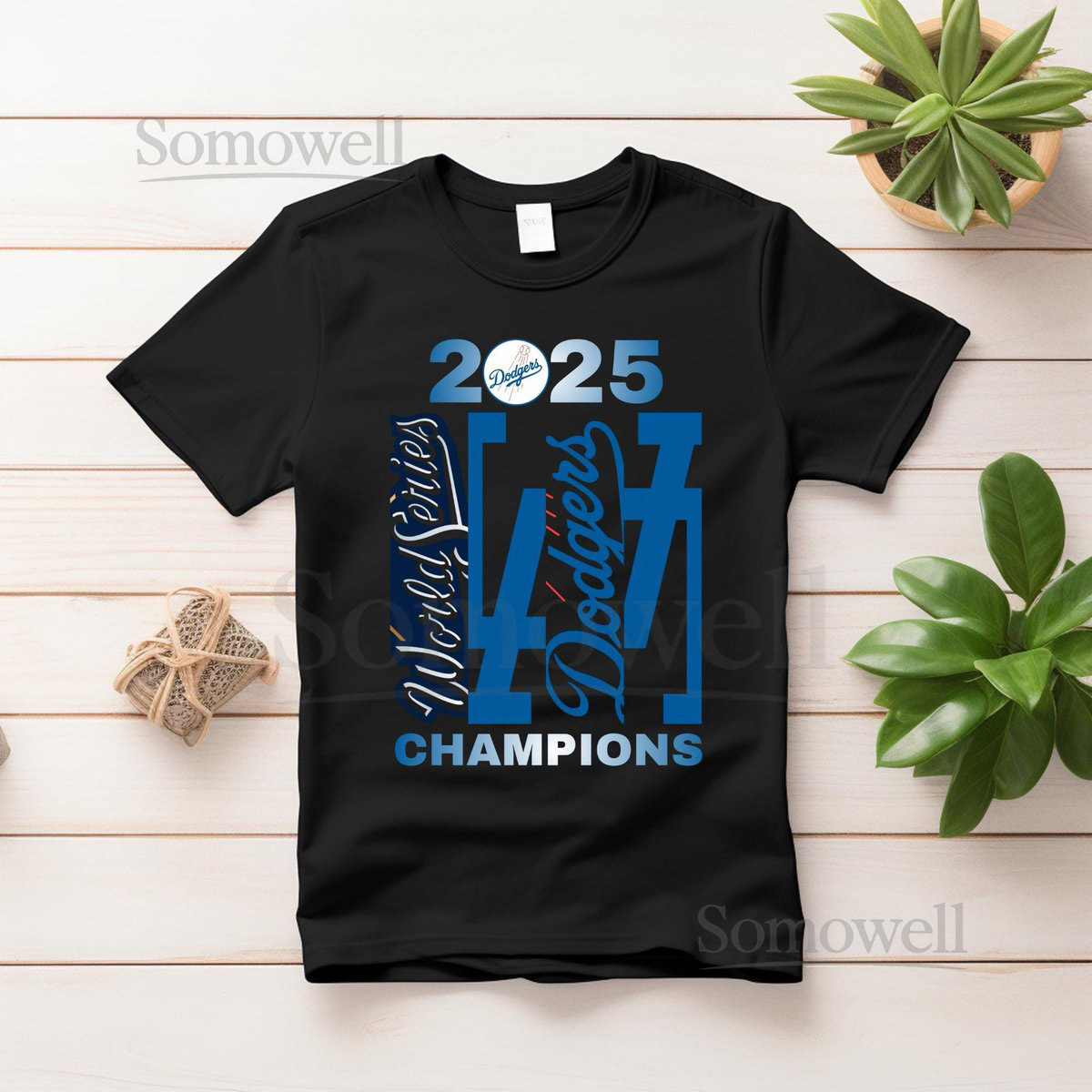 LA Baseball 2025 Team Champions T-Shirt LA Baseball Shirt LA Graphic Tee Baseball Shirt_503