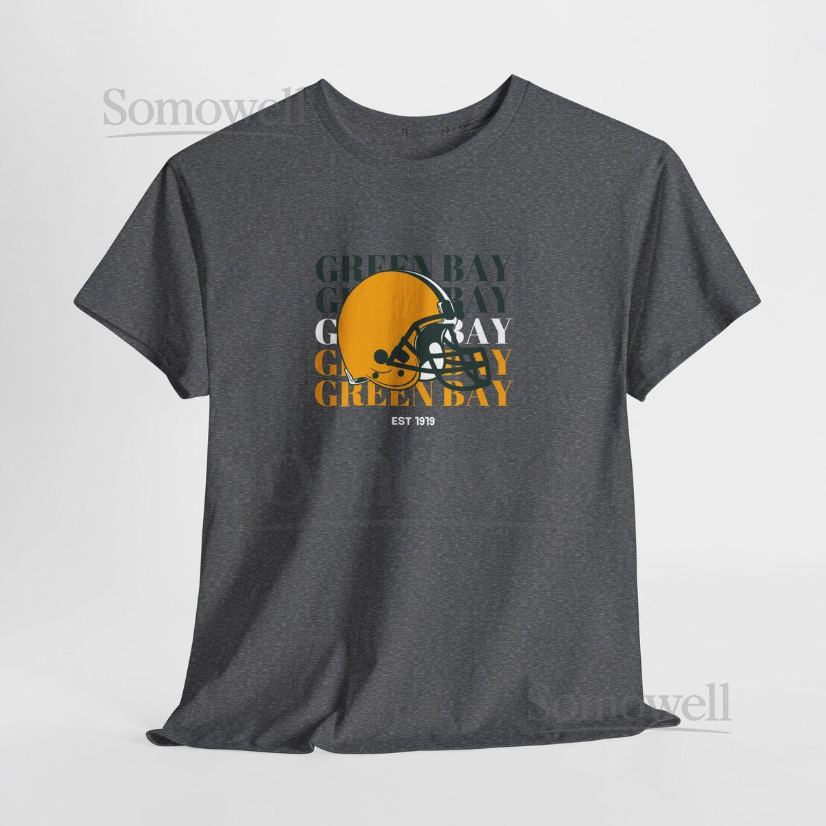 Green Bay Unisex Heavy Cotton Tee - Perfect for Game Day Sports Fans Casual Wear Gameday Apparel Custom Tees_499