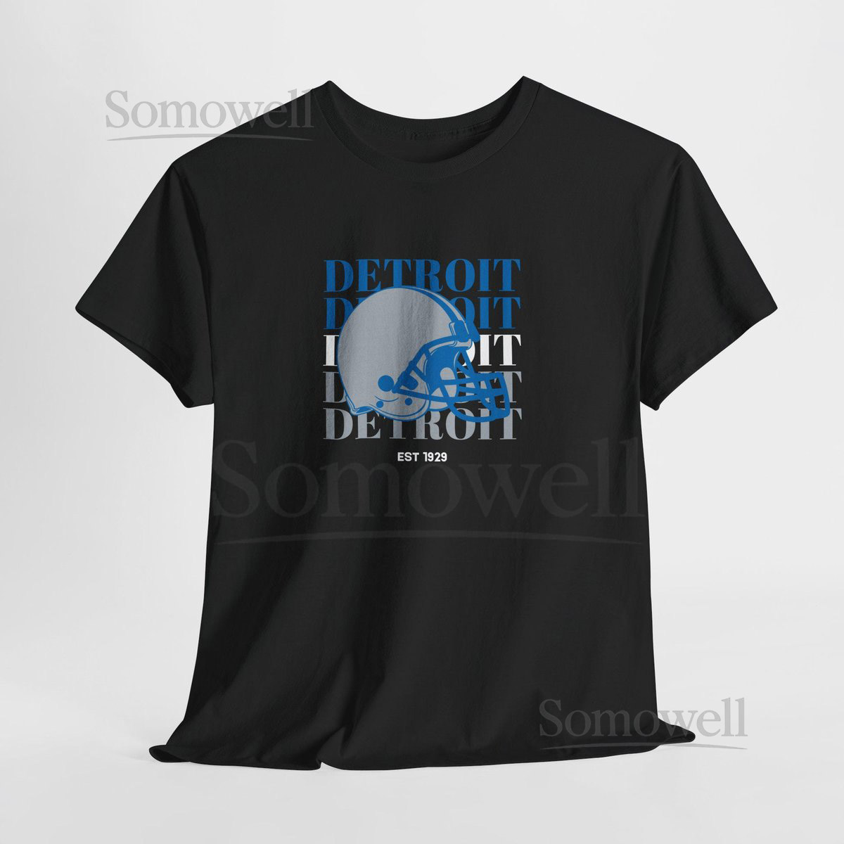 Detroit Lions Unisex Heavy Cotton Tee Casual Streetwear Game Day Apparel Sports Fan Shirt Gift for HimHer Unisex Graphic Tee_191