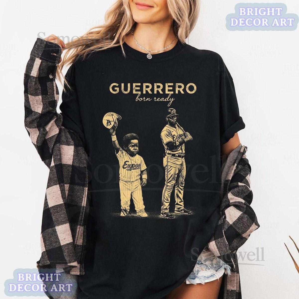 Vintage Guerrero Blue Jays T-Shirt Vladdy Jr MLB Tee Vintage Toronto Baseball Born Ready Vladimir Guerrero Shirt_489