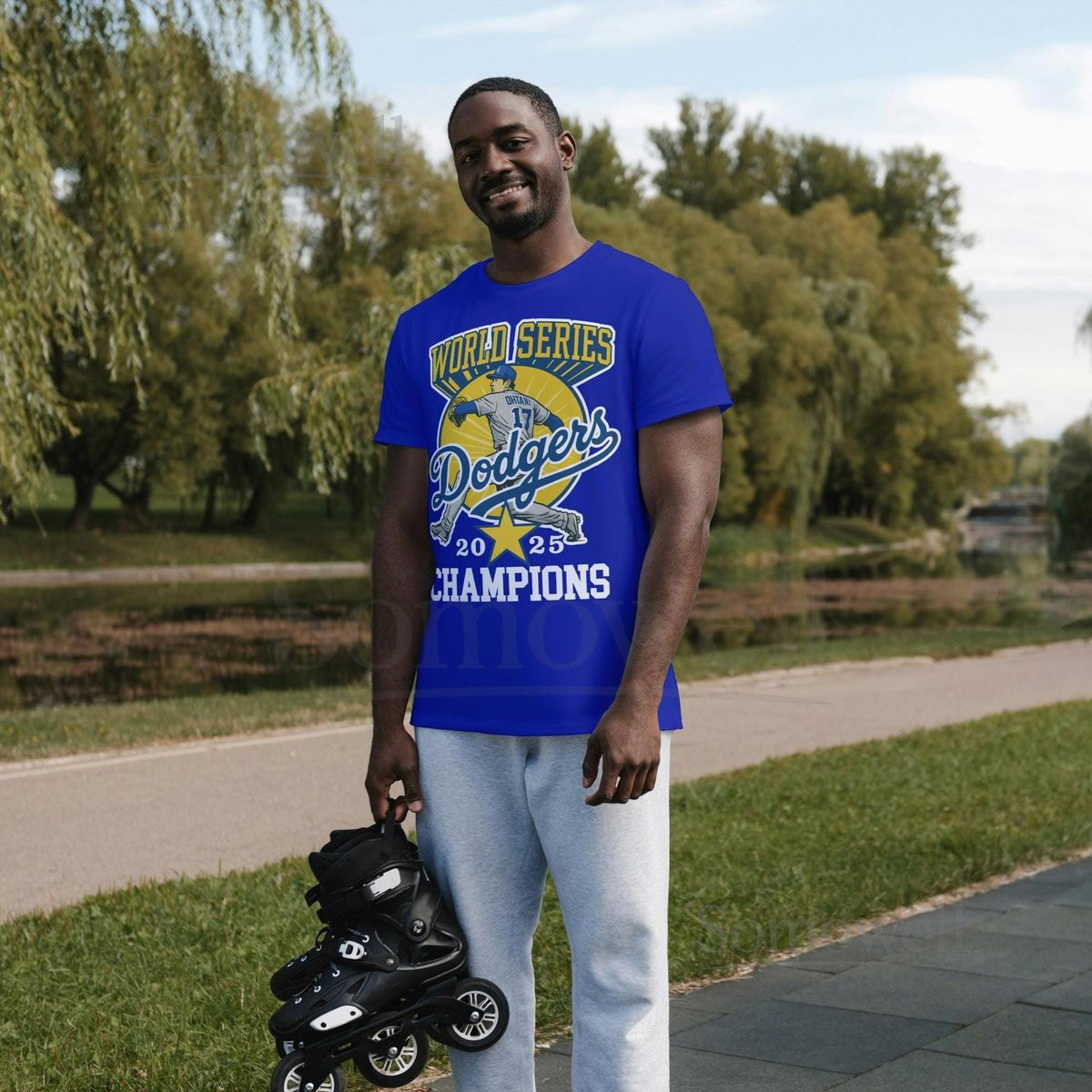 LA Dodgers 2025 World Series Champions Tee Sports Apparel_521