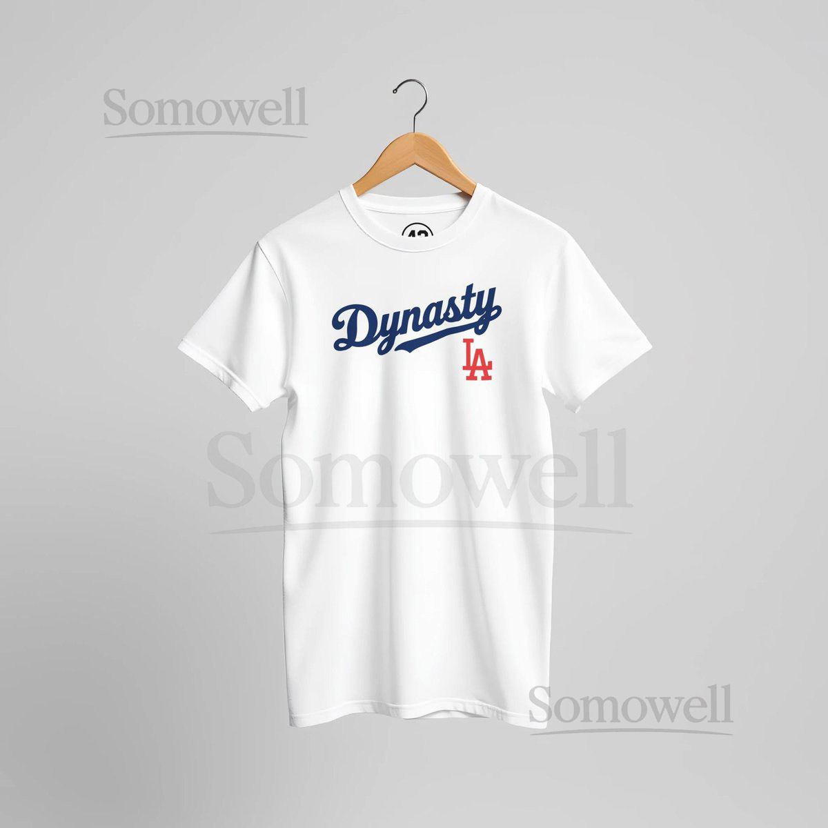 Dynasty LA Premium Unisex Crewneck T-shirt Bella Canvas 3001 White_376