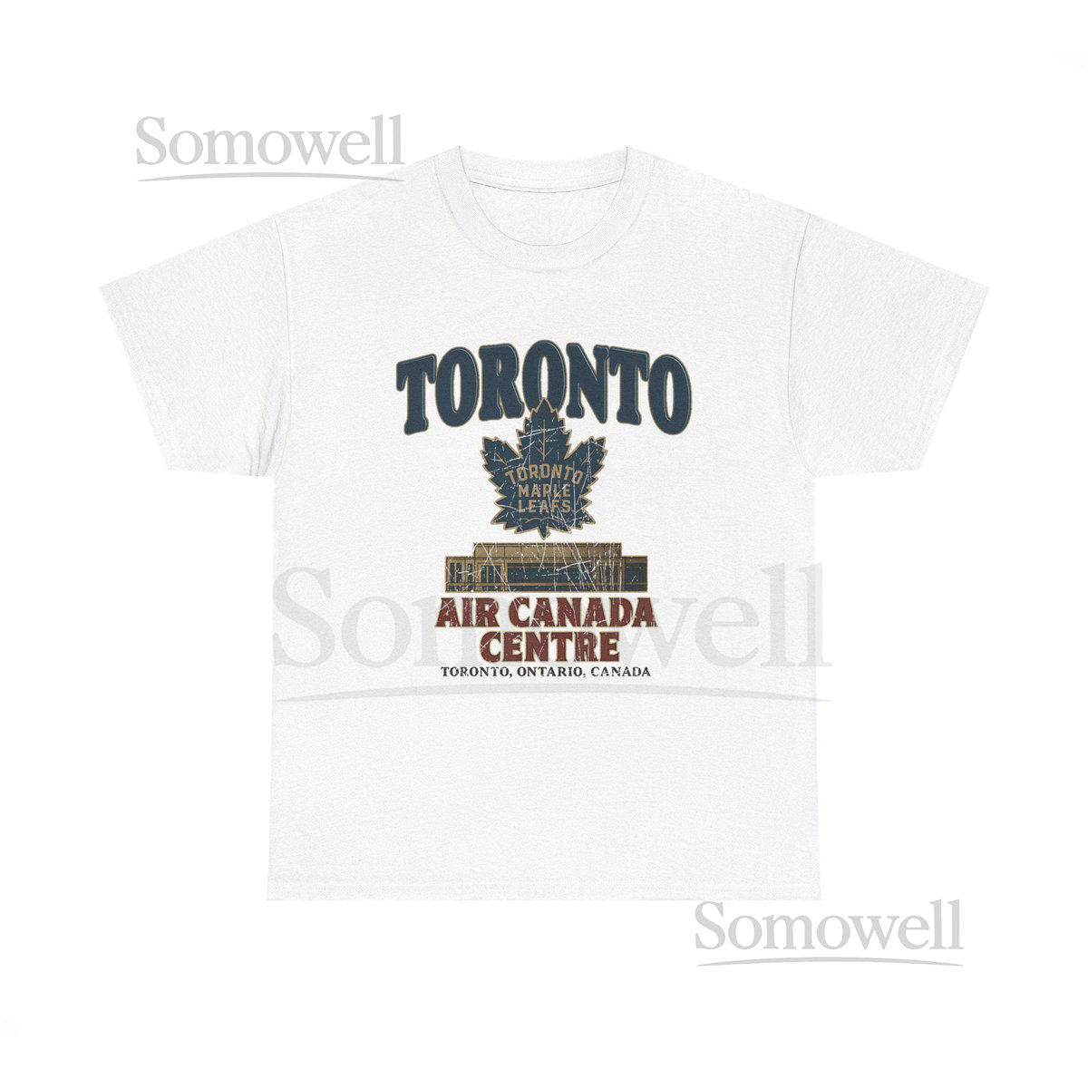 Vintage-Style Toronto Maple Leafs Air Canada Centre T-Shirt - Retro Hockey Graphic Tee_567