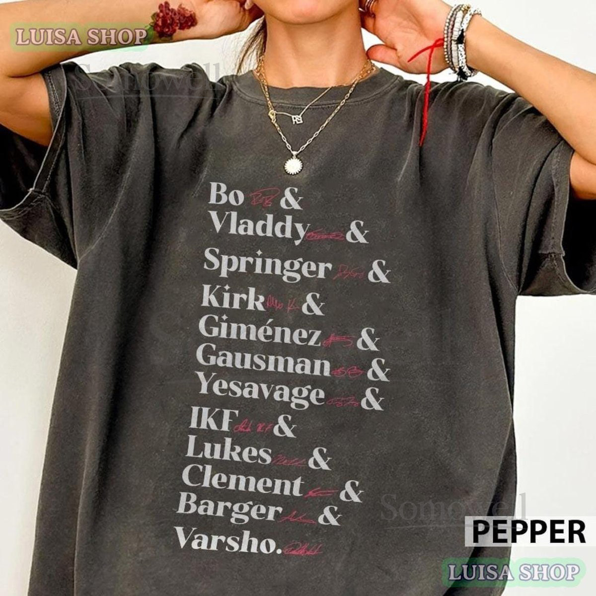 Comfort Colors Blue Jays Player T-Shirt Blue Jays Shirt Toronto Blue Jays Sweatshirt or Shirt Toronto Baseball Shirt Jays Fan Gift_360