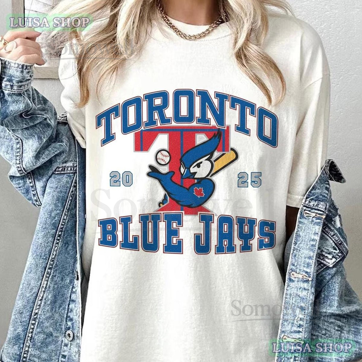 Toronto Blue Jays Sweatshirt or Shirt Retro Baseball Pullover Unisex Game Day Shirt Blue Jays Fan Gift_896