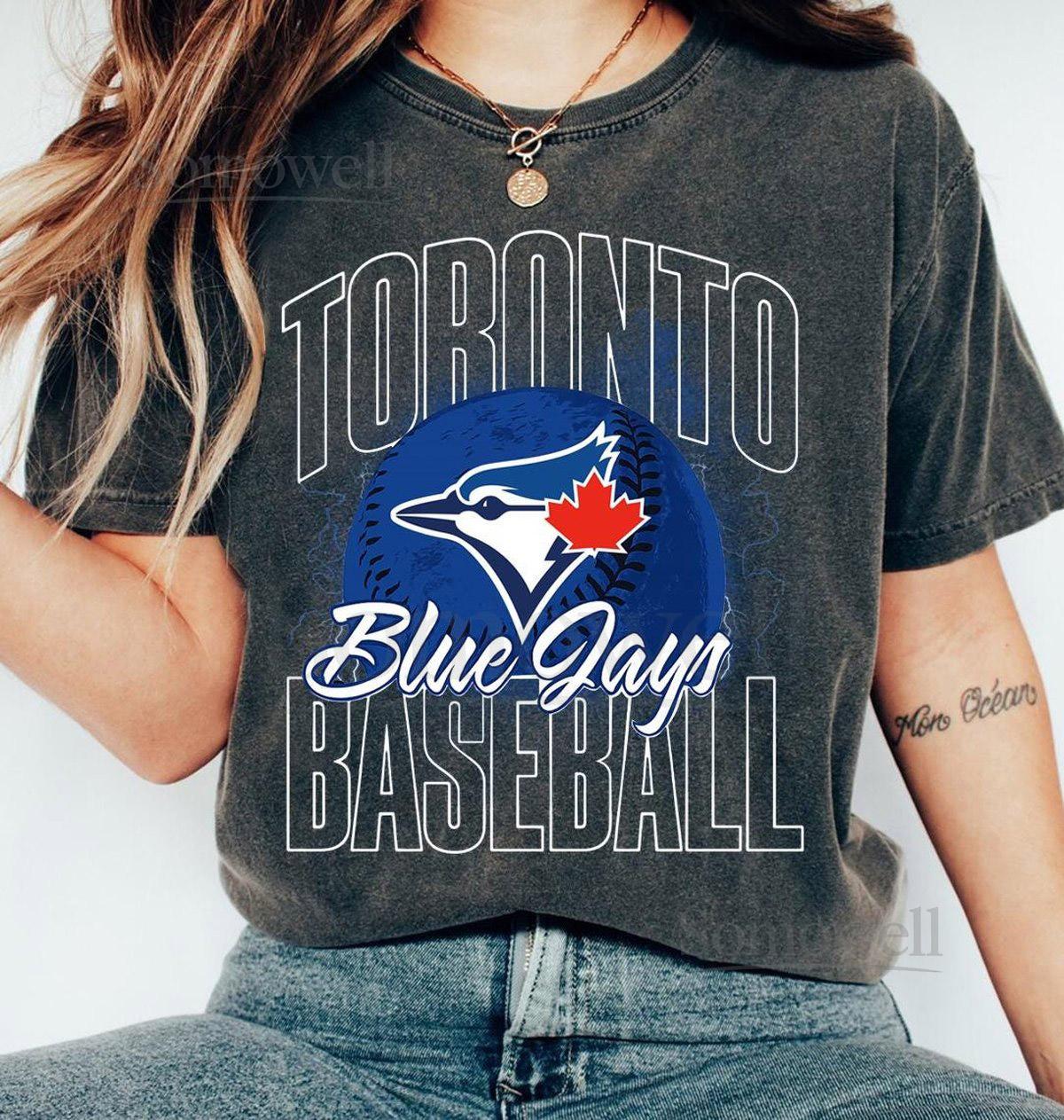 Toronto Blue Jays Sweatshirt or Shirt Retro Baseball Pullover Unisex Game Day Sweater Blue Jays Fan Gift_898