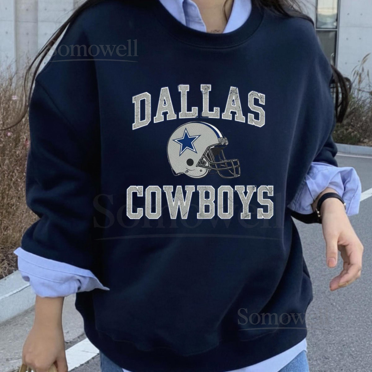 Dallas Cowboys Fan Unisex Crewneck Sweatshirt Sports Apparel Game Day Clothing Fan Gear Comfortable Ride Football Merchandise_130