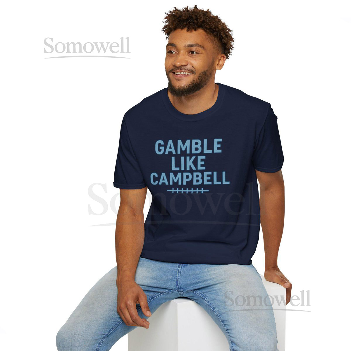 Unisex Tee Dan Campbell Detroit Lions T-Shirt - Gamble on 4th down Football Fan Shirt Sports Tee Gift for Men and Women Game Day_685