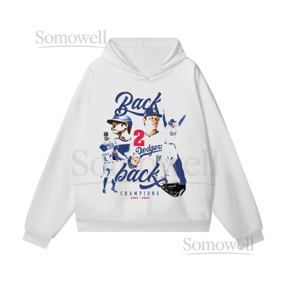 Los Angeles Dodgers World Series Hoodie Champions Tribute_637