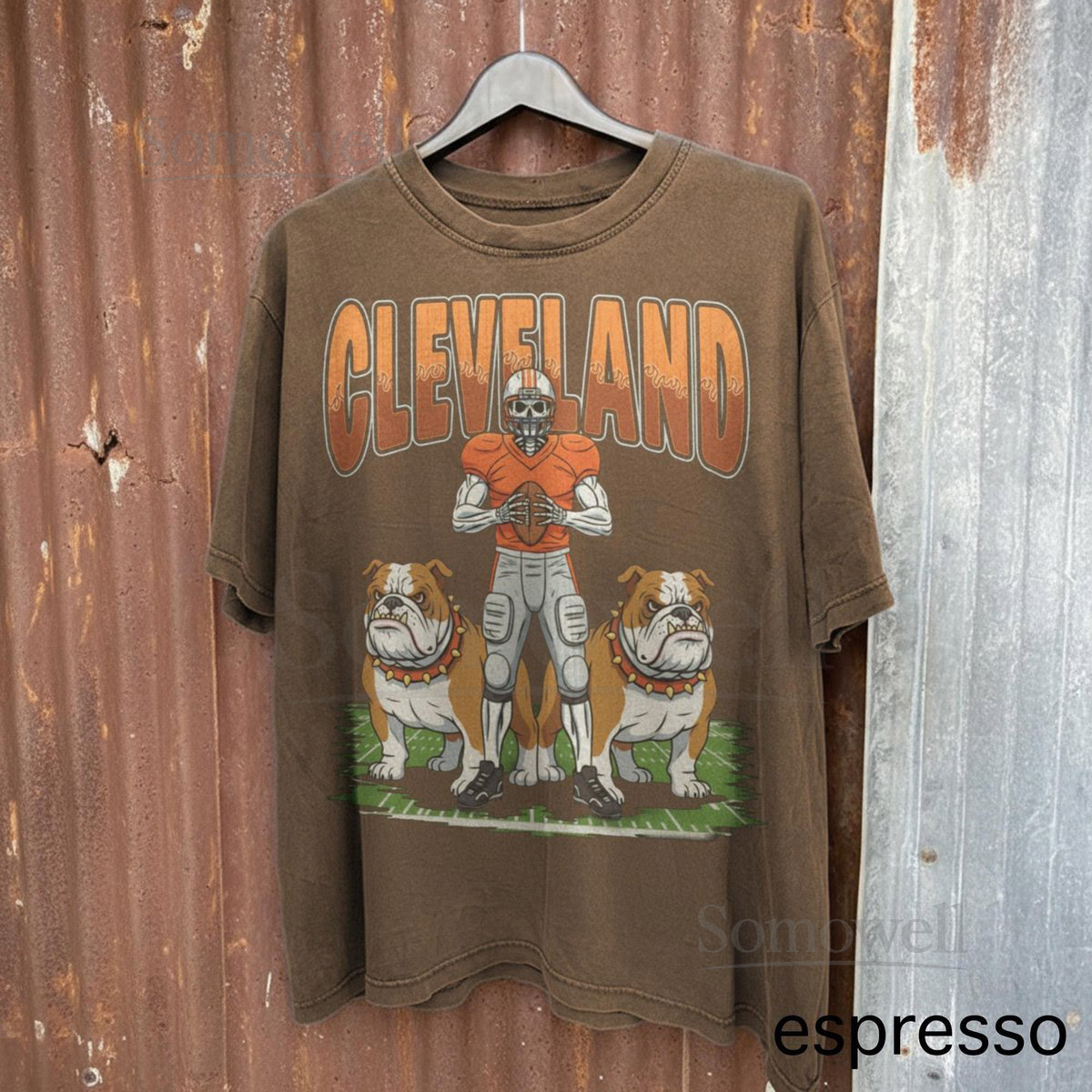 Retro Cleveland Football Shirt Comfort Colors Browns Football Tee Vintage 90s Game Day T-Shirt Old School Merch_93