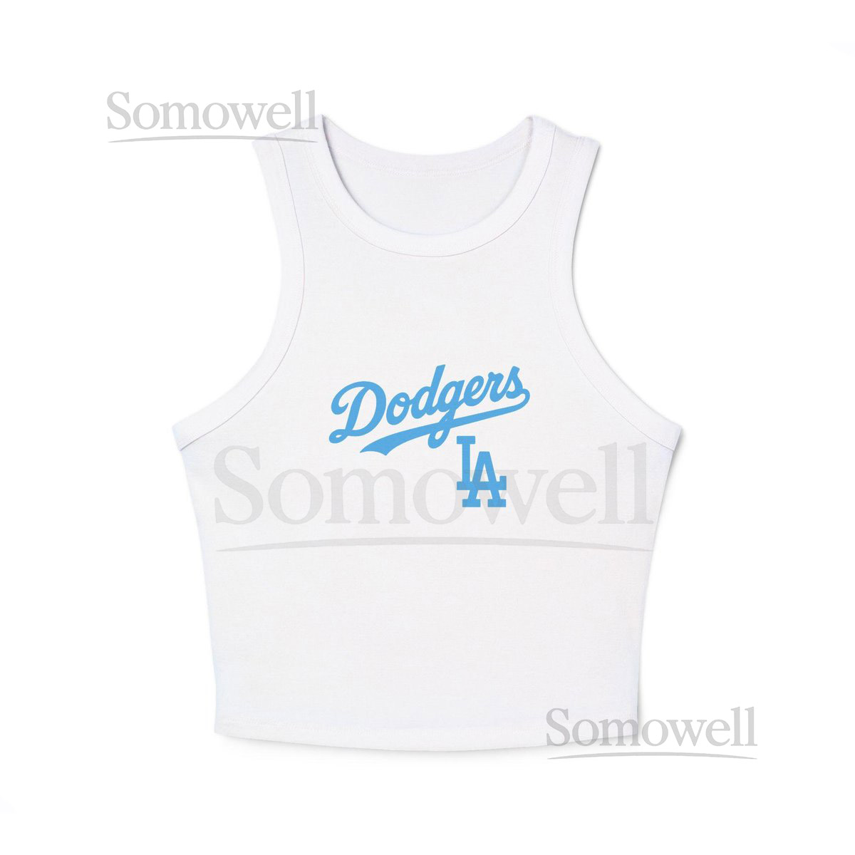 Tank Top LA Dodgers 2025 World Series Champions Women's Racer Ribbed Tee Baseball Fan Apparel Sports Team Shirt Athletic Sleeveless Top_796